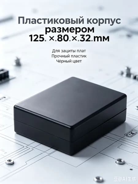 Прямоугольная распределительная коробка для электронных проектов