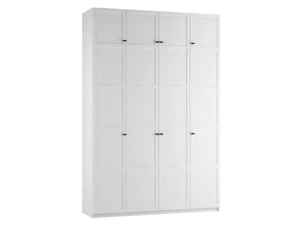 Шкаф распашной для одежды " Берг 8" 160х240х50 Белый / Лотос
