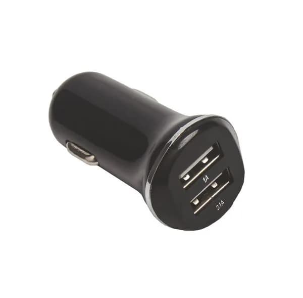 Автомобильный блок питания FAISON FS-Z-1-B Vigor, на 2 USB,1000mA и 2100mA, пластик, цвет: чёрный.
