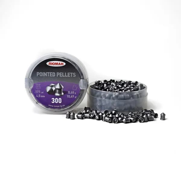 Пули "Люман" Pointed pellets 0,68 гр. 300 шт. (кор. 60 уп.)V