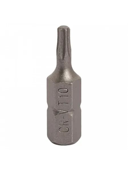 Бита TORX T10, 1/4", 25мм, звездочка бита для шуруповерта и отвертки, набор бит для монтажных работ AIRLINE ATAR028 1шт