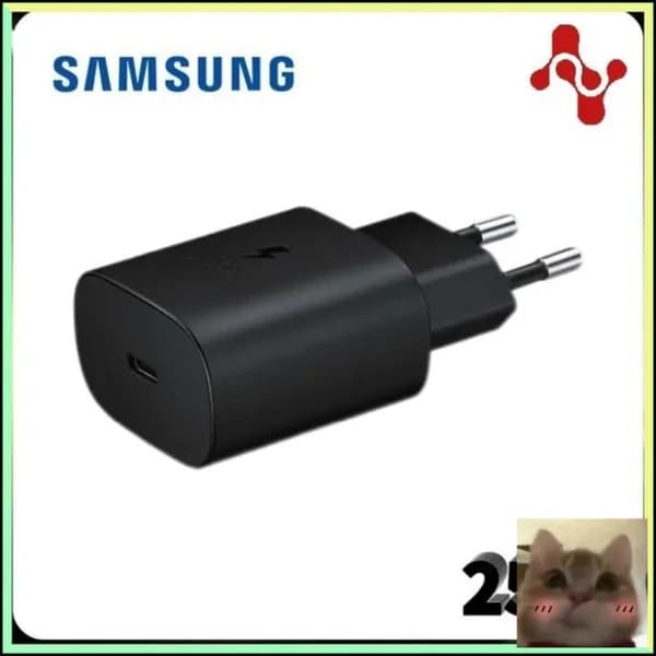 Зарядное устройство Samsung 25W Super Fast Charge USB Type-C черный-Скидка