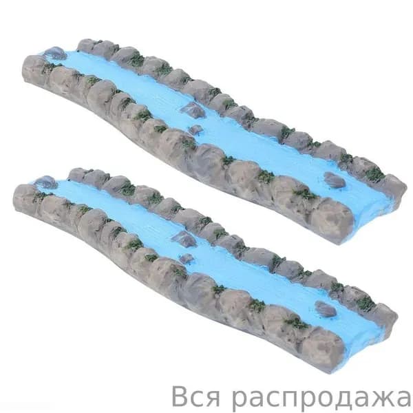Миниатюрные Реки, Из Смолы, Для Декора Доллопоездов