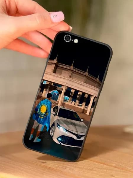 Чехол на iPhone 6 и 6S с принтом Camry Казахстан