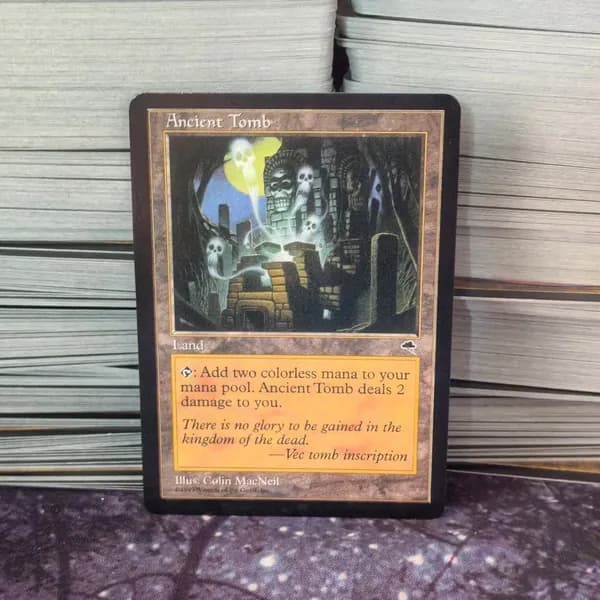 Ancient Tomb Древняя Гробница MTG Земля Карта для коллекции