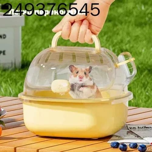 Прочная металлическая клетка для домашних животных, удобная переноска