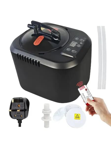 Парогенератор 4L для сауны, британская вилка 220V - черный