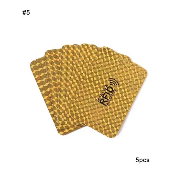 5PCS Набор банковских карт