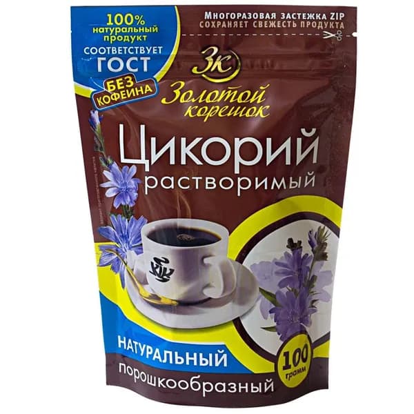 Золотой корешок Цикорий растворимый, 100 г