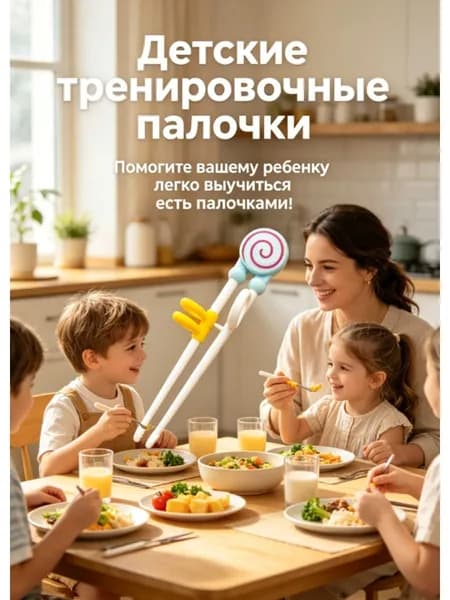 Зажимы для китайских палочек, 18.5 см, 1 шт
