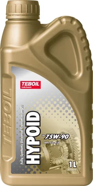 Трансмиссионное масло TEBOIL HYPOID 75W-90, GL-4/5, синтетическое, 1 л