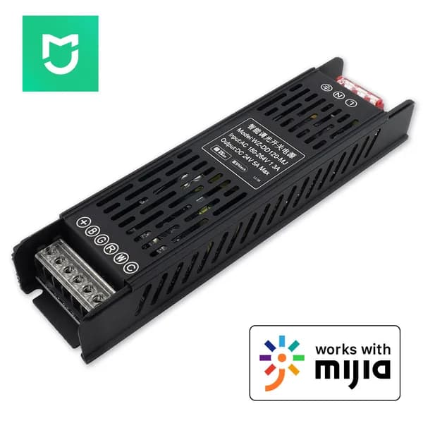 Умный блок питания цветных светодиодных лент RGBCCT 24V 120W (приложение Xiaomi Mi Home китайский регион)