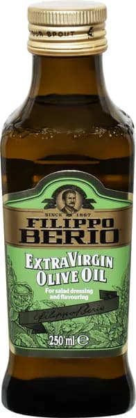 Масло оливковое FILIPPO BERIO Extra virgin нерафинированное, 250мл