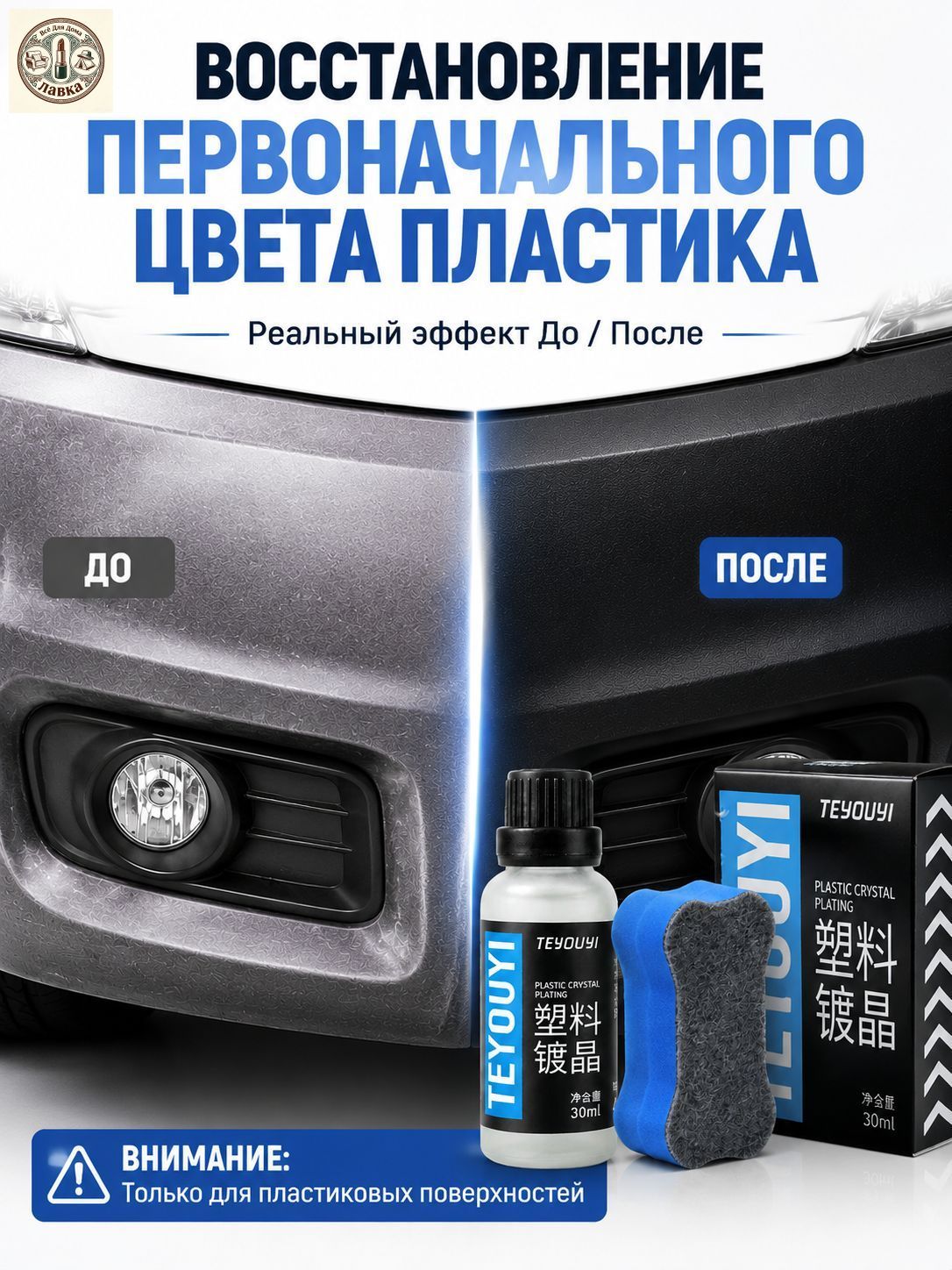 Набор автохимии Готовый раствор, 30 мл, 1 шт.