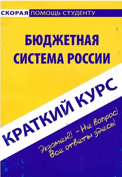 Бюджетная система России. Краткий курс. Учебное пособие