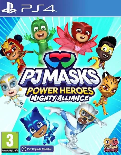 Игра Герои в масках Могучие герои Могучий альянс (PJ Masks Power Heroes Mighty Alliance) PS4, PS5 Диск на PS 4 и PS 5
