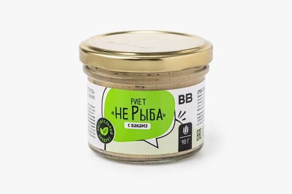 Риет "Не рыба" с вакамэ, 90 г