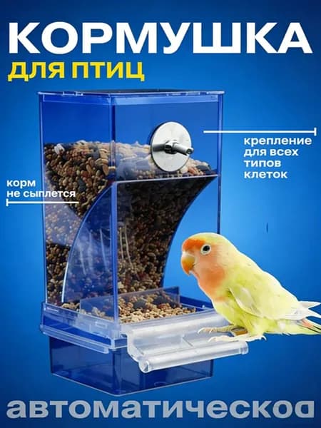 Кормушка для птиц, Big Jungle, автоматическая, кормушка для попугаев