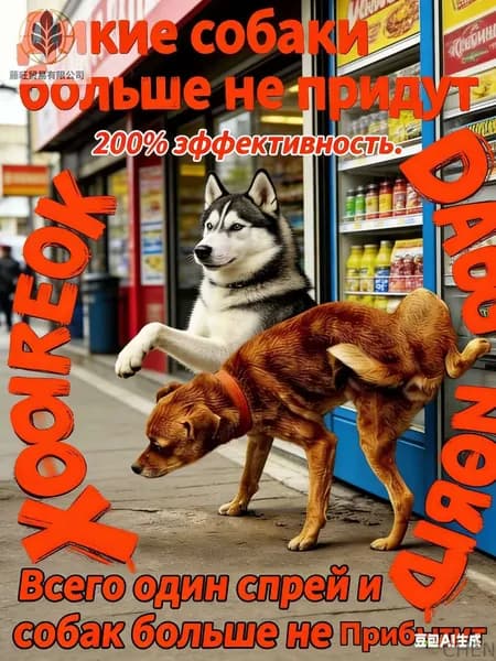 Универсальный спрей-отпугиватель от меток и порчи имущества кошками и собаками. Защита обуви, растений, диванов. Натуральный горький корректор.