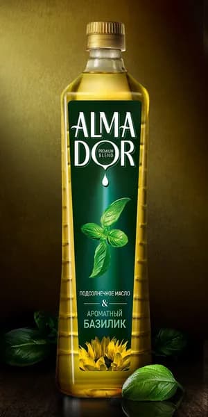 Масло "ALMADOR" подс.с ароматом БАЗИЛИКА 0,75л