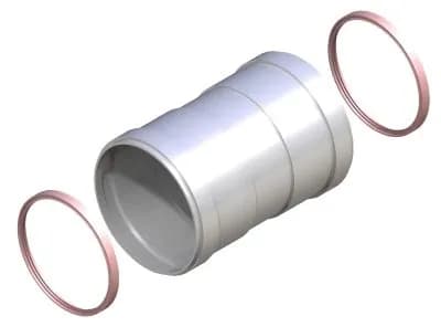 Муфта соединительная D60 М/М 0,1м DR THERMO