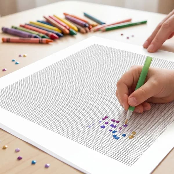 Диамантная вышивка DIY на холсте с сеткой 20 20 см, круглые стразы