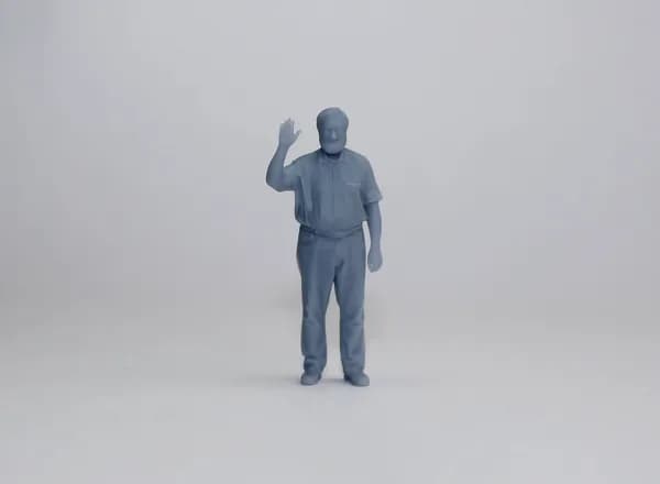 "Провожающий" Фигурка в масштабе 1:43 для диорам и коллекционирования. Высота фигурки 4 см.
