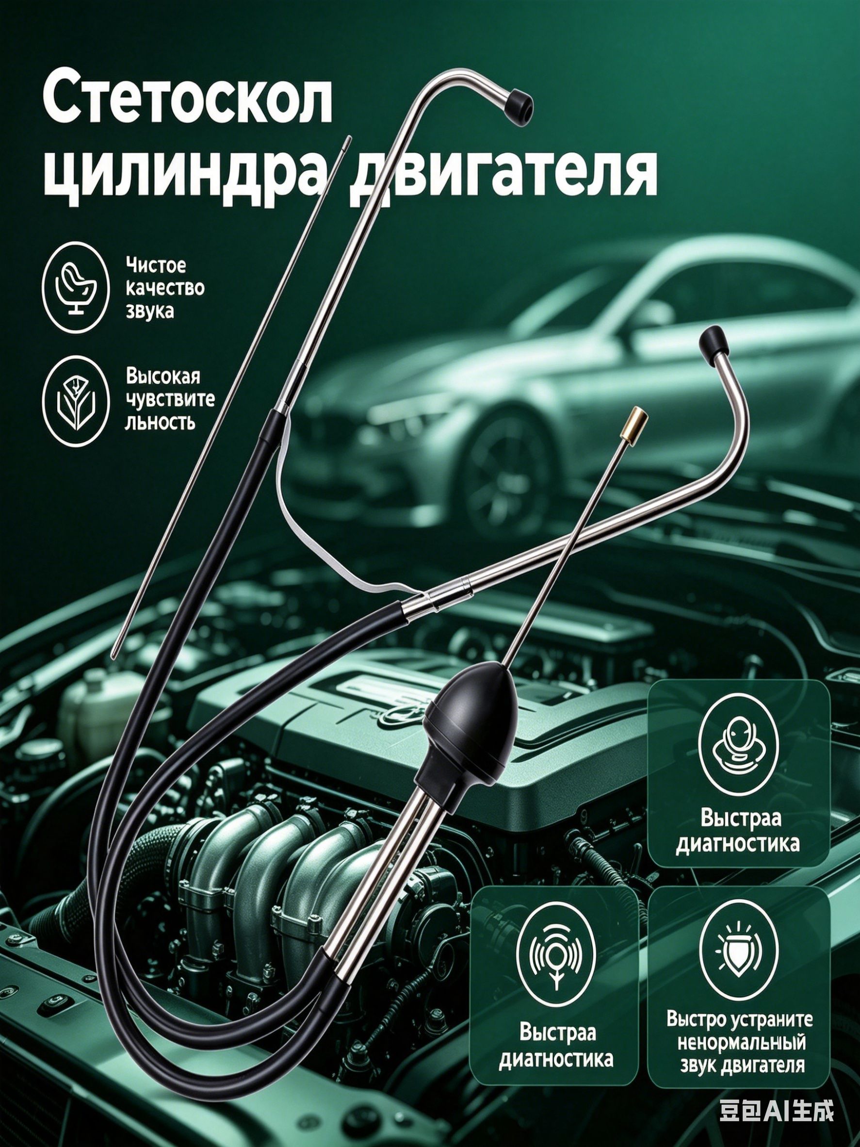 Стетоскоп автомобильный