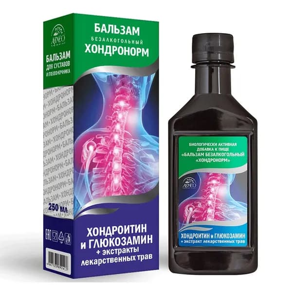 Бальзам Хондронорм без алкогольный хондроит/глюкозам/экстракт трав 250 мл