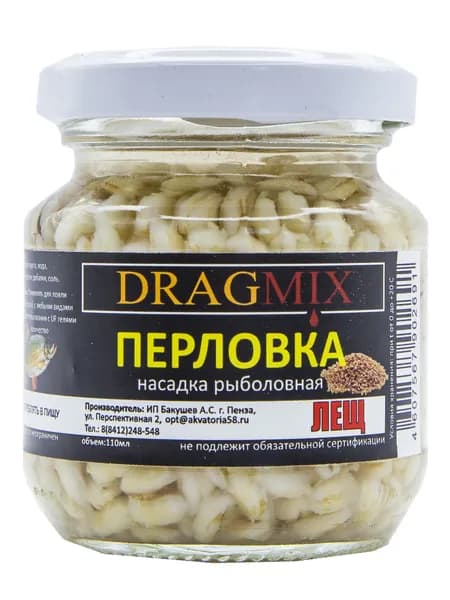 Перловка консервированная DRAGMIX 105гр."Лещ"