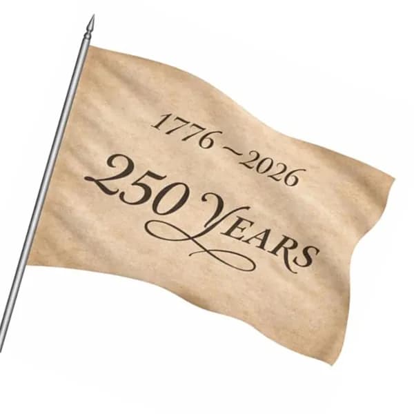 Флаг США к 250-летию независимости из полиэстера, 150 90 см