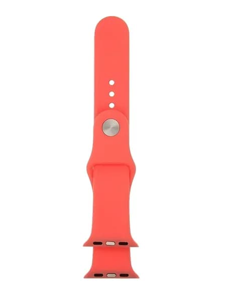 Силиконовый ремешок для часов Apple Watch 38/40/41 мм / Ремешок для часов эпл вотч 38/40/41 мм клюква (№39), размер S