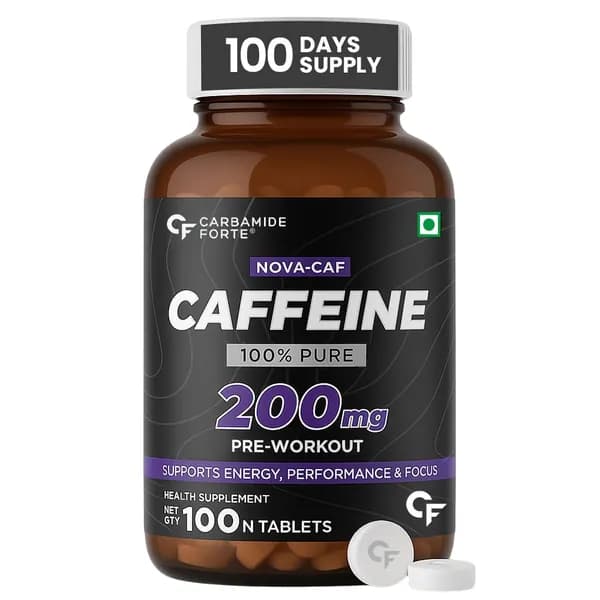 Carbamide Forte таблетки с кофеином, 100 штук, унисекс, 200 мг