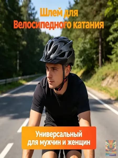 Нашлемник велосипедный, размер: 56-62