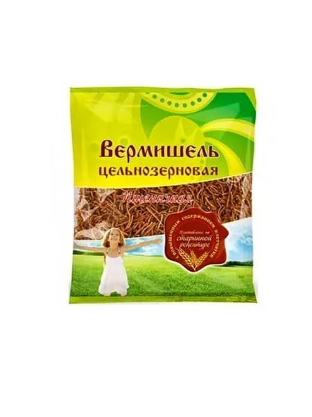 Вермишель пшеничная цельнозерновая ДИВИНКА, 350 г