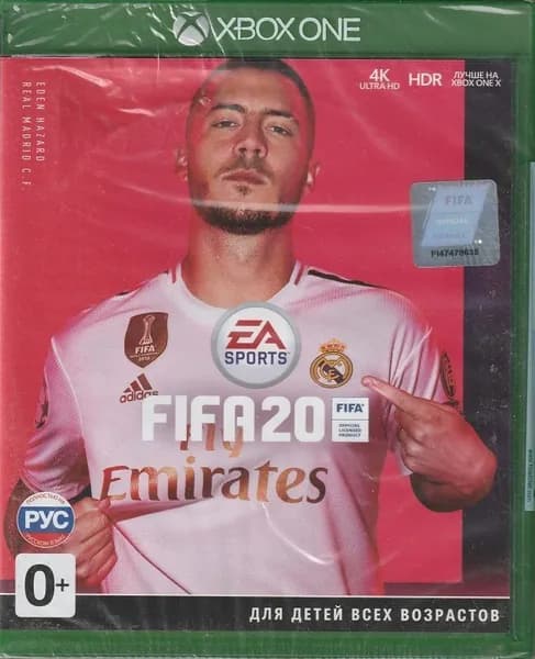 Игра Fifa 20 (Русская обложка) (Xbox One, Русская версия)