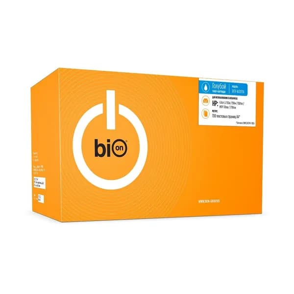 Картридж Bion BCR-W2071A для HP Color Laser 150a/150w/150nw, MFP 178nw/179fnw Голубой, 700 страниц