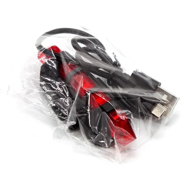 Фонарь задний велосипедный LED, USB зарядка, 4 режима, защита от дождя, для MTB, шоссейного, складного велосипеда, рюкзака. Красный/Синий/Белый