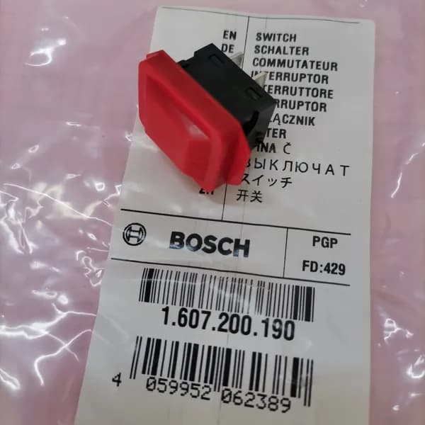 фирменный Bosch GSS140A GSS1400 GSS20-40 ROS10 GEX125-1AE Выключатель для шлифмашины 1607200190