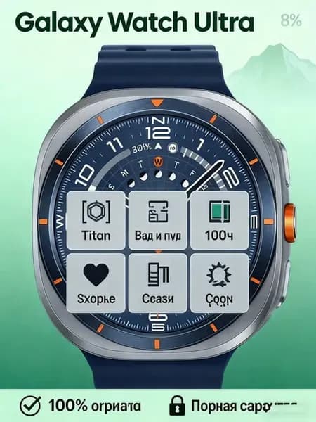 Galaxy Watch Ultra Смарт часы мужские с календарем и почтой