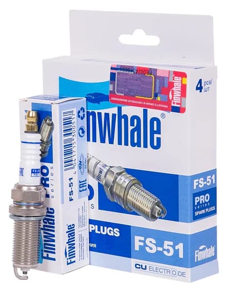 Finwhale FS51 Свеча зажигания Hilux (05-15) / Land Cruiser Prado (J120) / Yaris (P90), Colt VI (02-12)