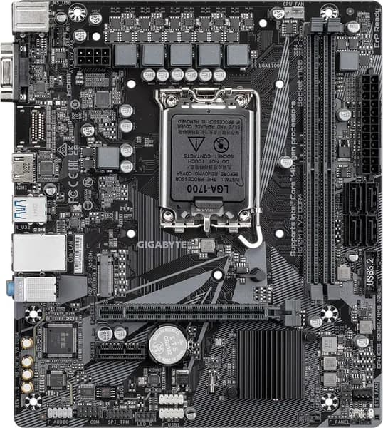 Материнская плата Gigabyte H610M H V3 DDR4, LGA 1700, DDR4
