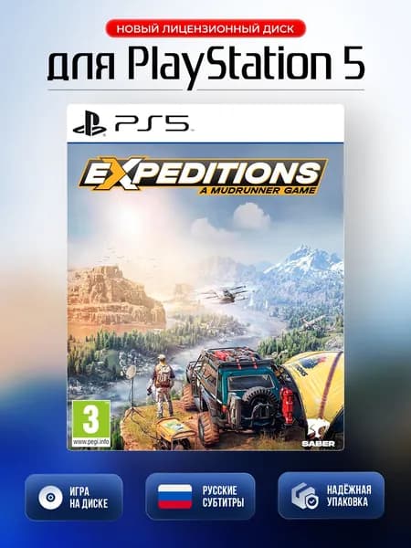 Игра Expeditions: A MudRunner Game (PlayStation 5, Русские субтитры)