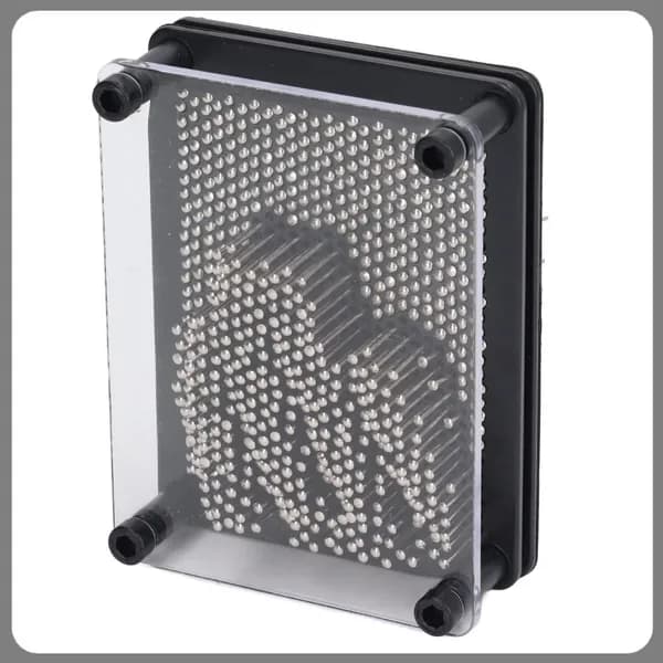 3D Metal Pin Art Board Toy, Улучшает воображение, для детей и домашнего декора