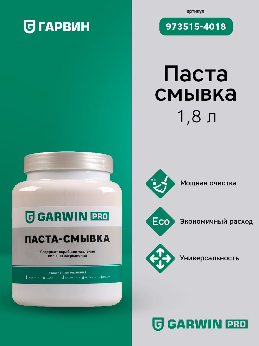 GARWIN PRO 973515-4018 Паста-смывка GARWIN PRO, банка 1,8 л