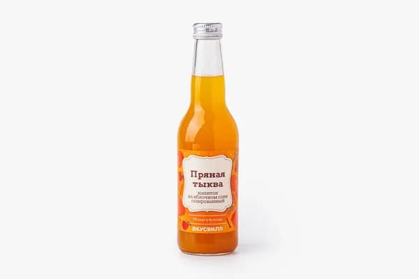 Напиток "Пряная Тыква" на яблочном соке газ., 330 мл