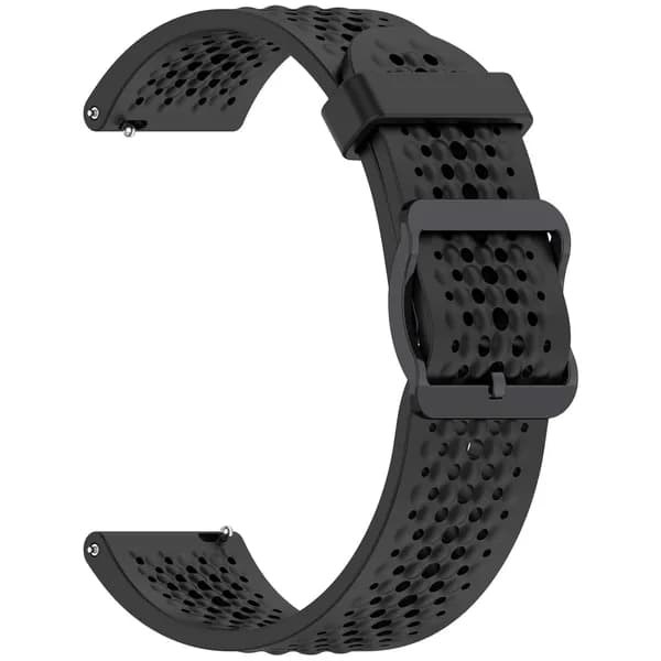 Черный Дышащий силиконовый ремешок для Redmi Watch 5 Lite