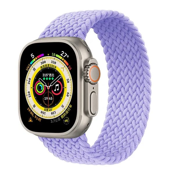 Pемешок для apple watch для часов нейлоновый,ремешок для смарт часов Apple Watch Series 1-11 , SE 38mm 40mm 41mm 42mm(Series 10 11), размер S (135MM)