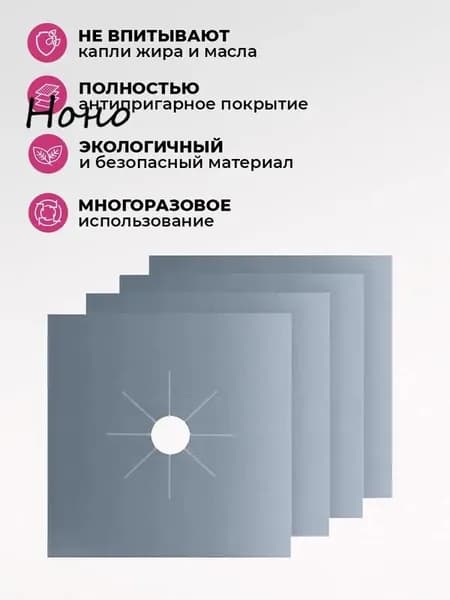 Защитный экран от брызг на плиту