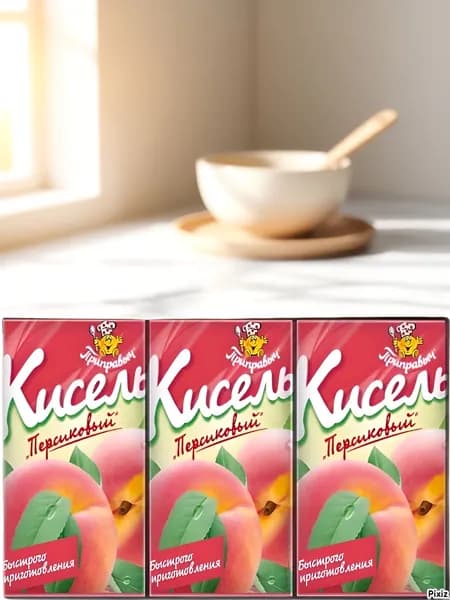Кисель Приправыч персик 110г - 3 шт